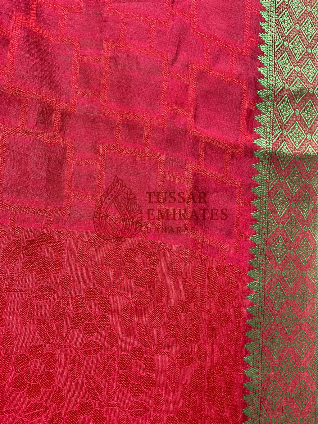 Pure Chiniya Silk Banarasi Saree - Tussar Emirates