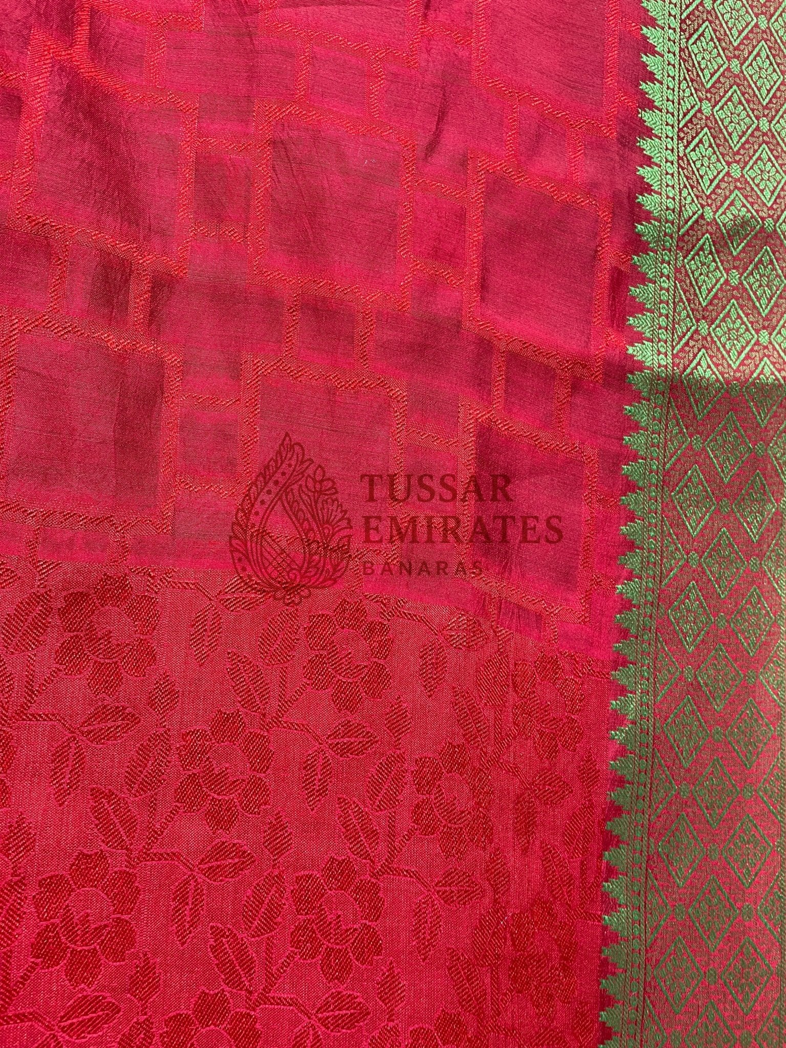 Pure Chiniya Silk Banarasi Saree - Tussar Emirates
