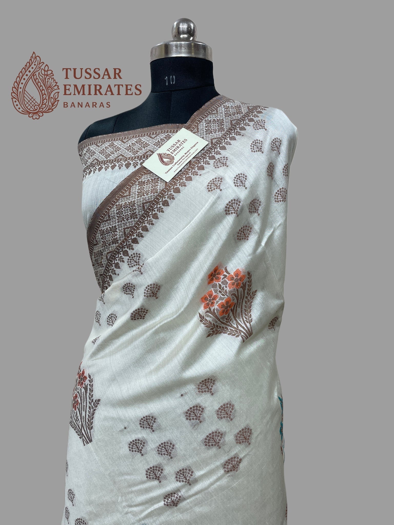 Pure Chiniya Silk Banarasi Saree - Tussar Emirates