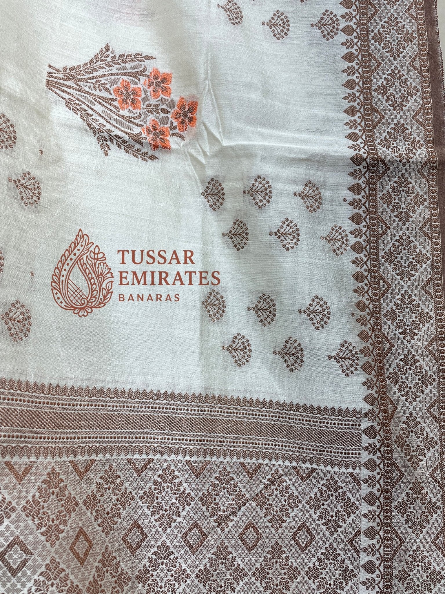 Pure Chiniya Silk Banarasi Saree - Tussar Emirates
