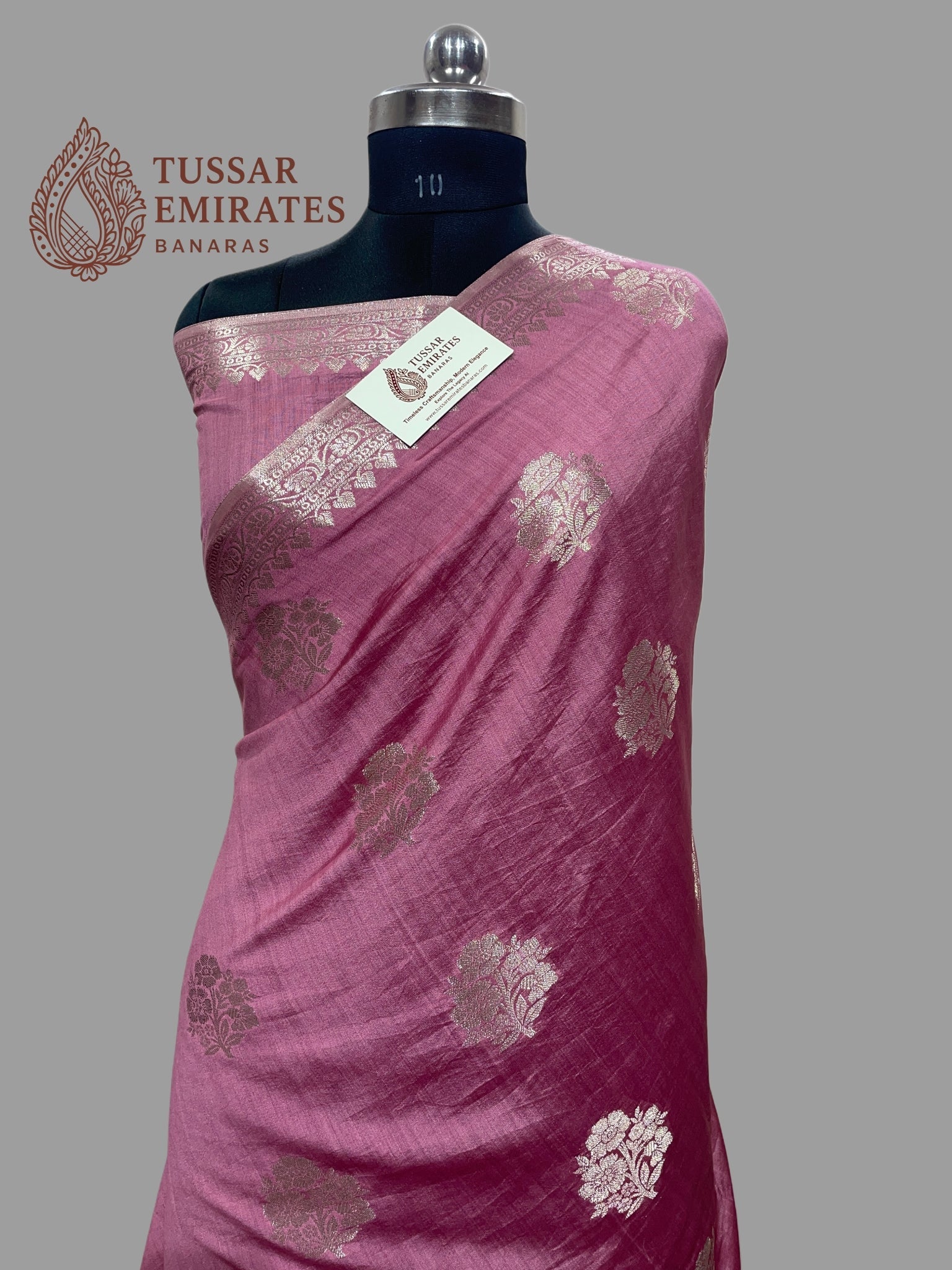 Pure Chiniya Silk Banarasi Saree - Tussar Emirates