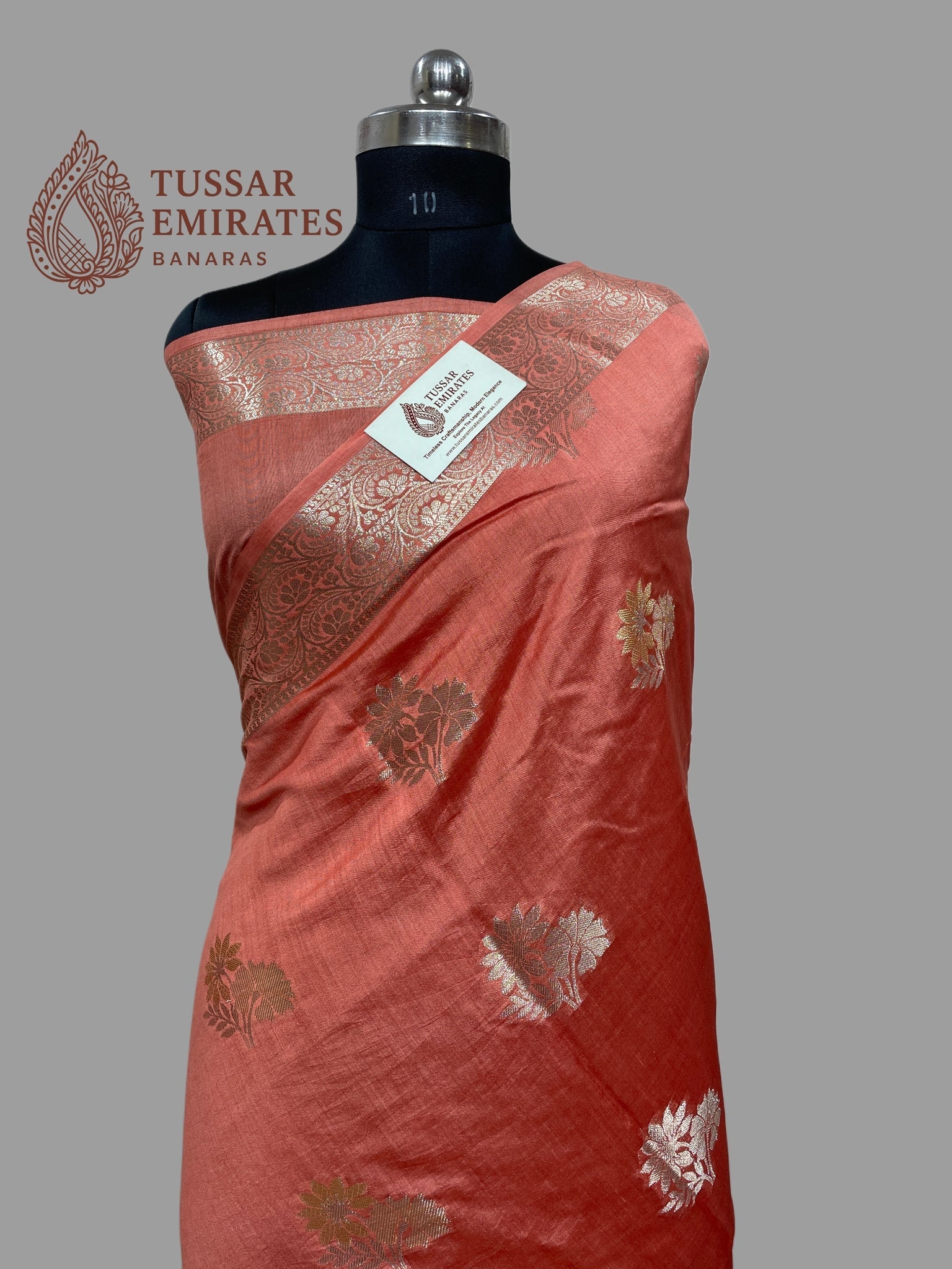 Pure Chiniya Silk Banarasi Saree - Tussar Emirates