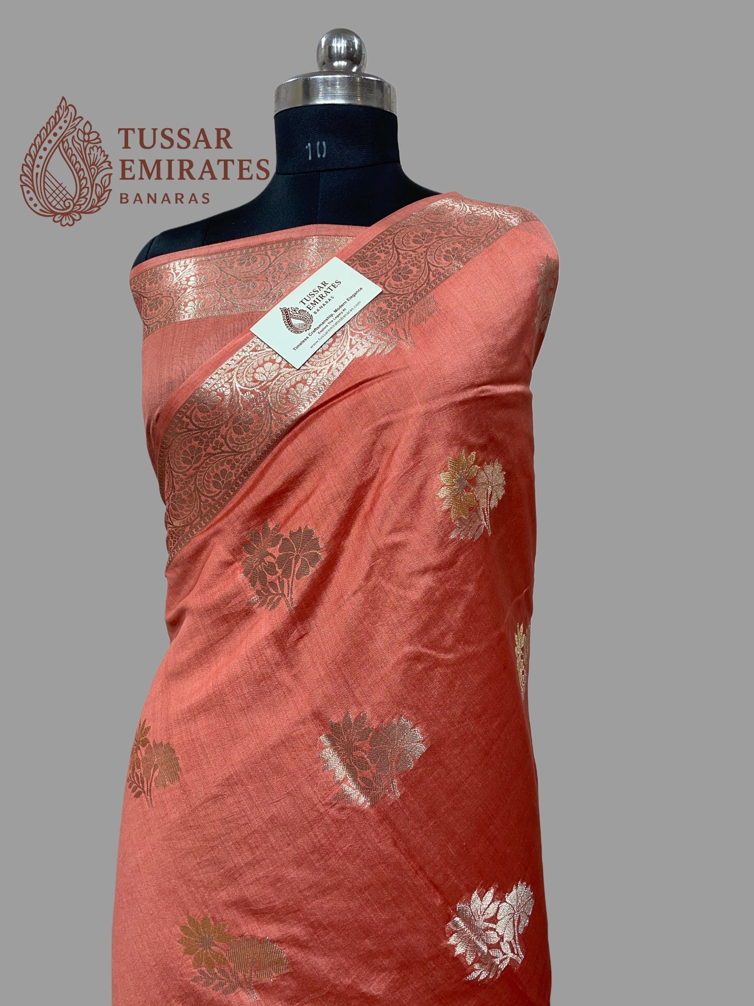 Pure Chiniya Silk Banarasi Saree - Tussar Emirates