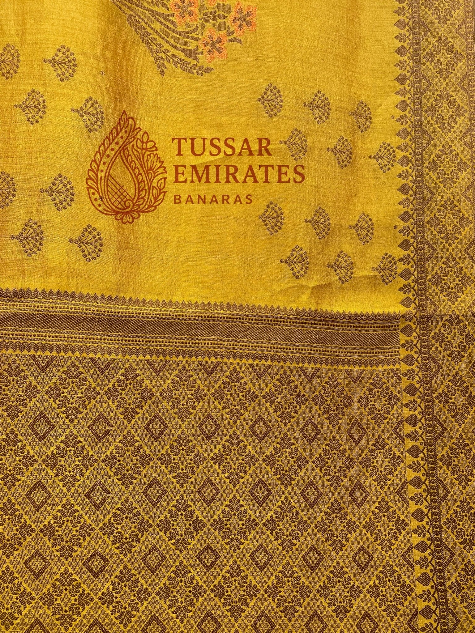 Pure Chiniya Silk Banarasi Saree - Tussar Emirates