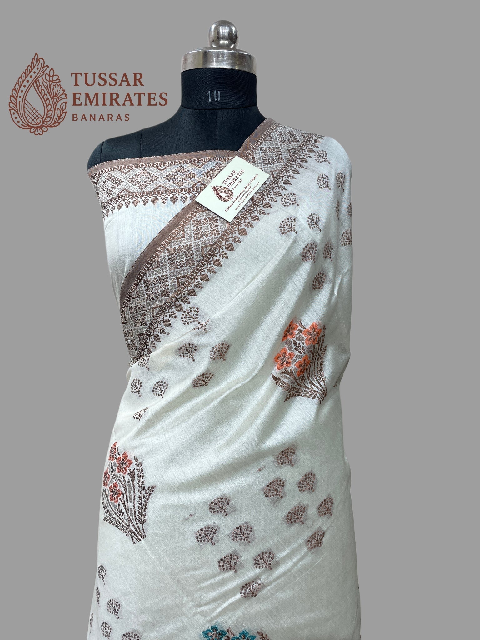 Pure Chiniya Silk Banarasi Saree - Tussar Emirates