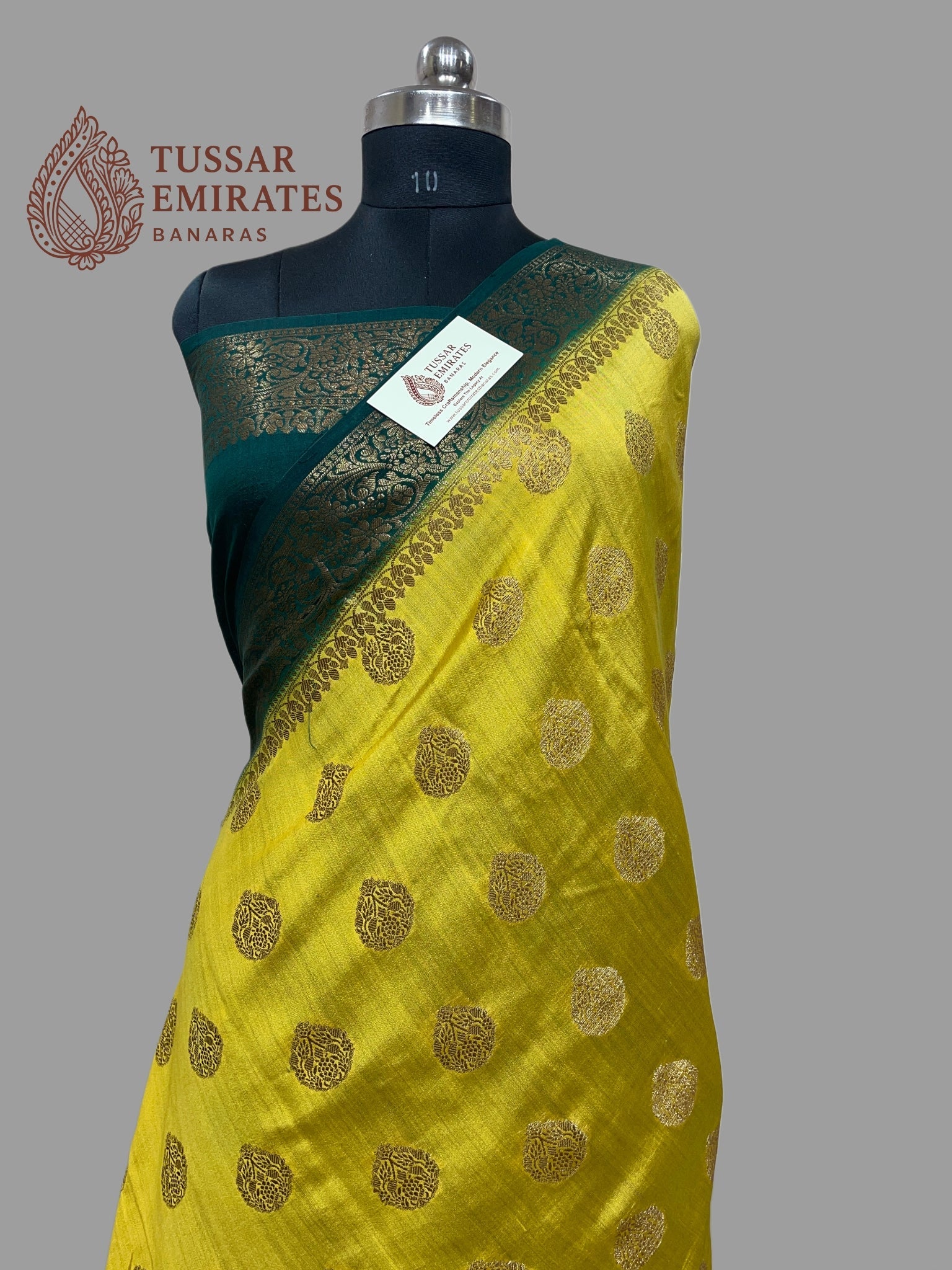 Pure Chiniya Silk Banarasi Saree - Tussar Emirates