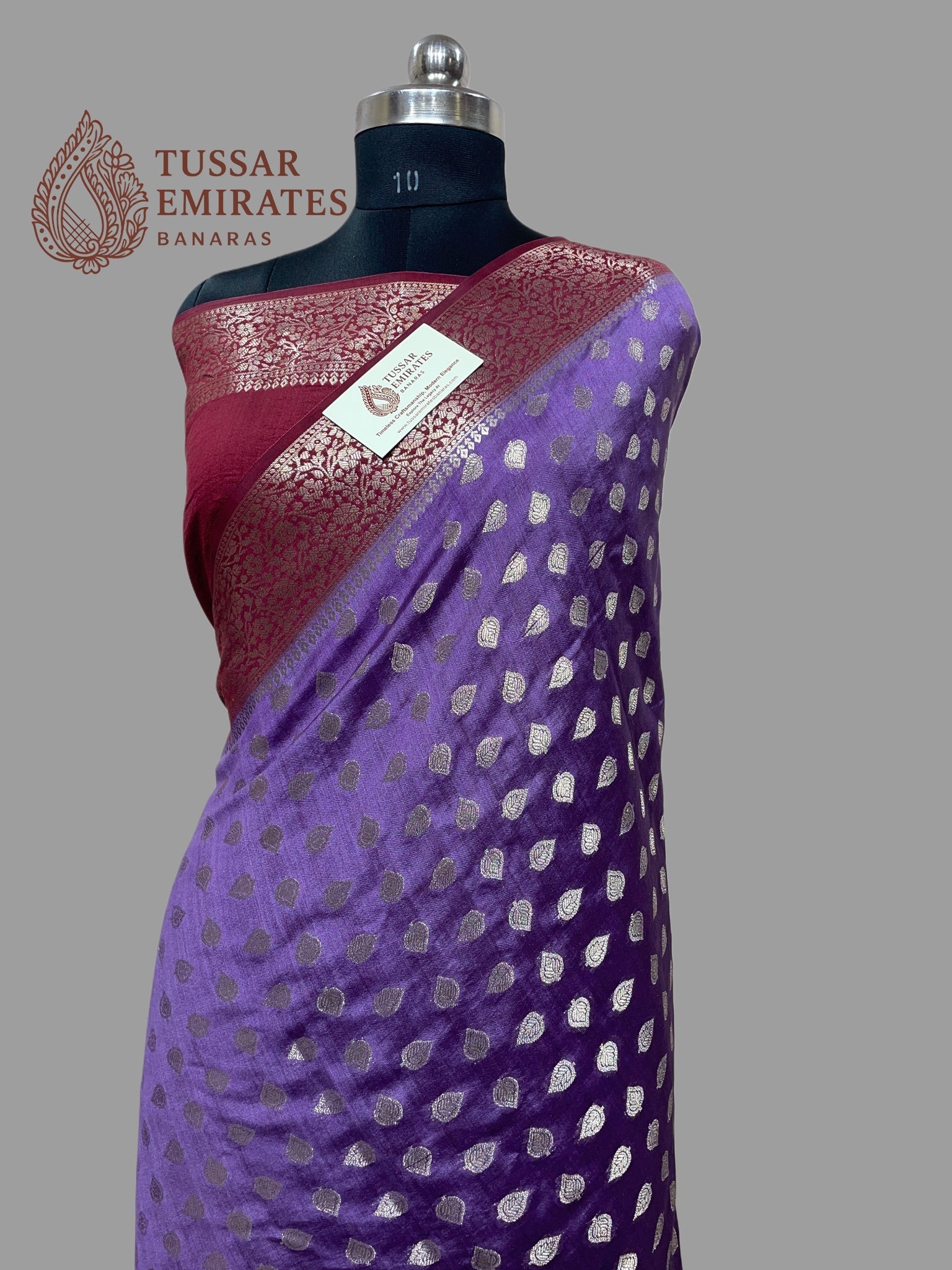 Pure Chiniya Silk Banarasi Saree - Tussar Emirates