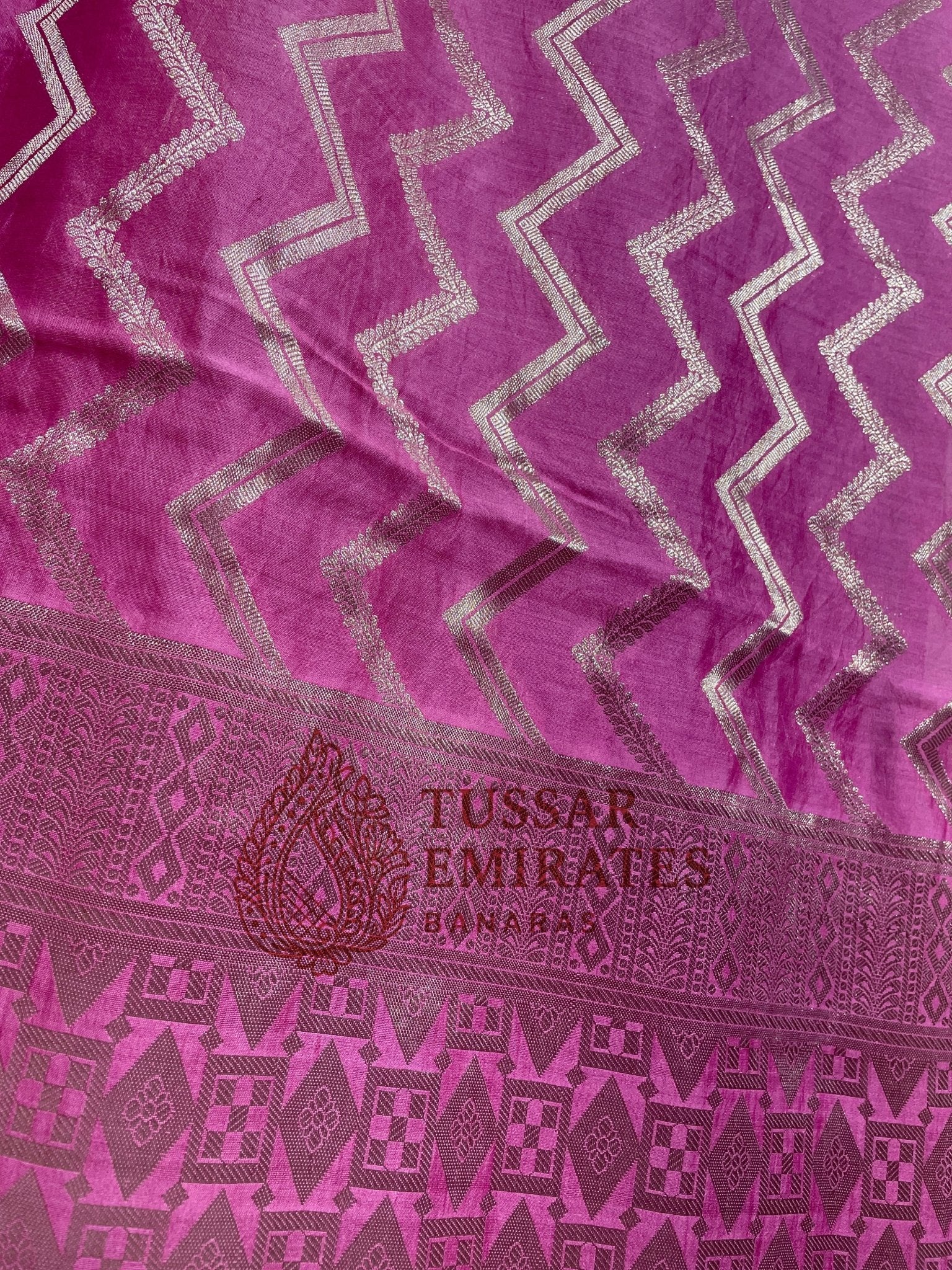Pure Chiniya Silk Banarasi Saree - Tussar Emirates