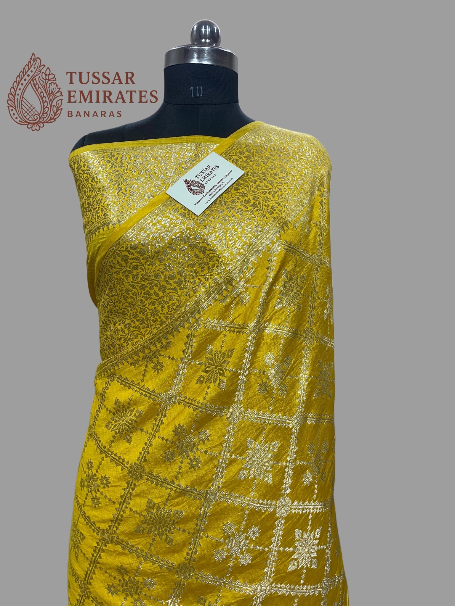 Pure Chiniya Silk Banarasi Saree - Tussar Emirates