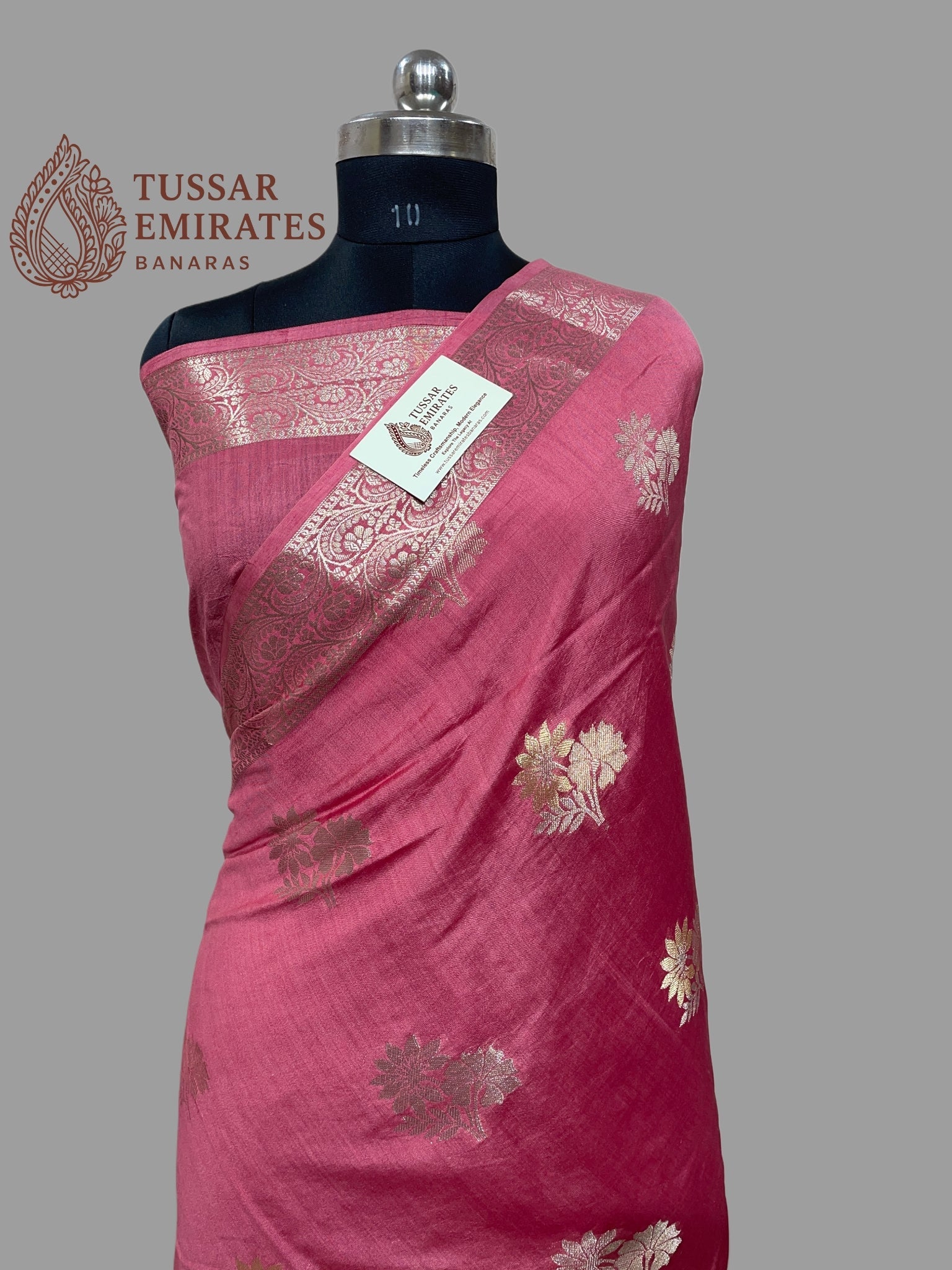 Pure Chiniya Silk Banarasi Saree - Tussar Emirates