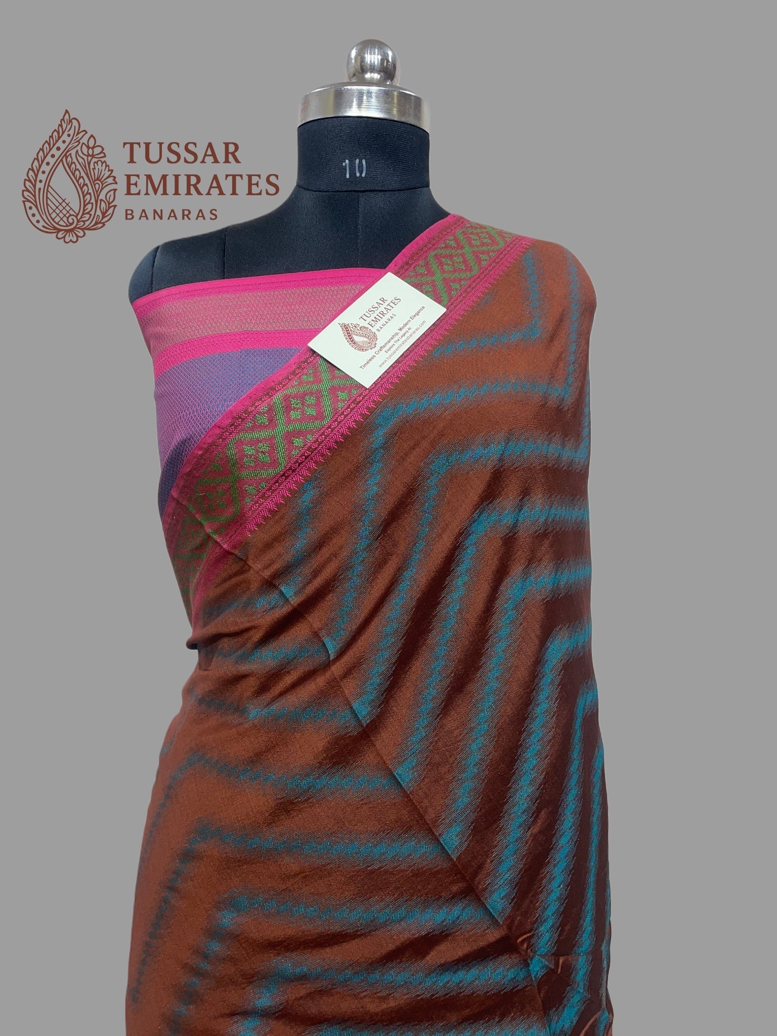 Pure Chiniya Silk Banarasi Saree - Tussar Emirates