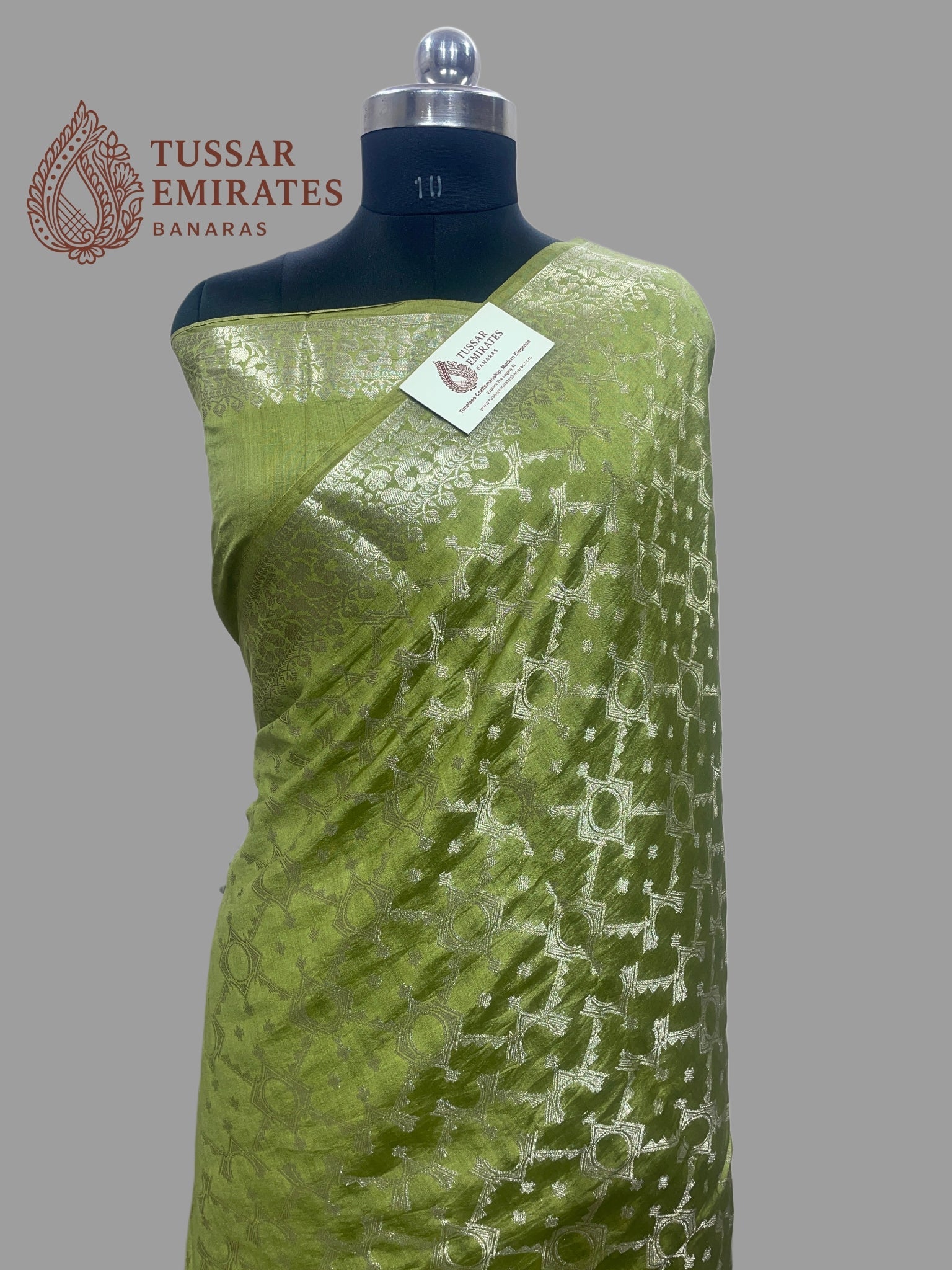 Pure Chiniya Silk Banarasi Saree - Tussar Emirates