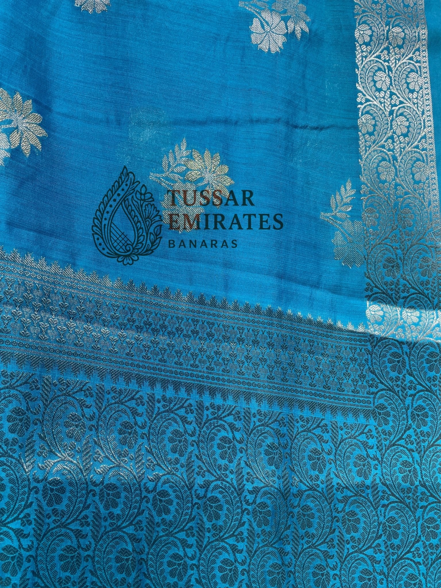 Pure Chiniya Silk Banarasi Saree - Tussar Emirates