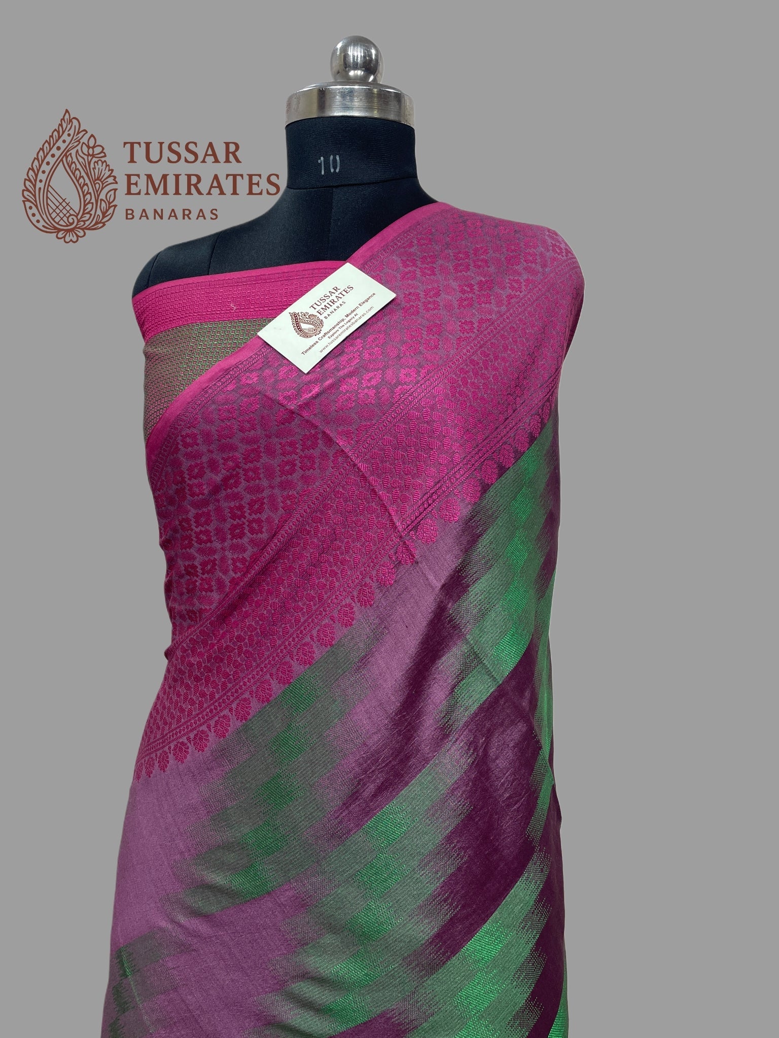 Pure Chiniya Silk Banarasi Saree - Tussar Emirates