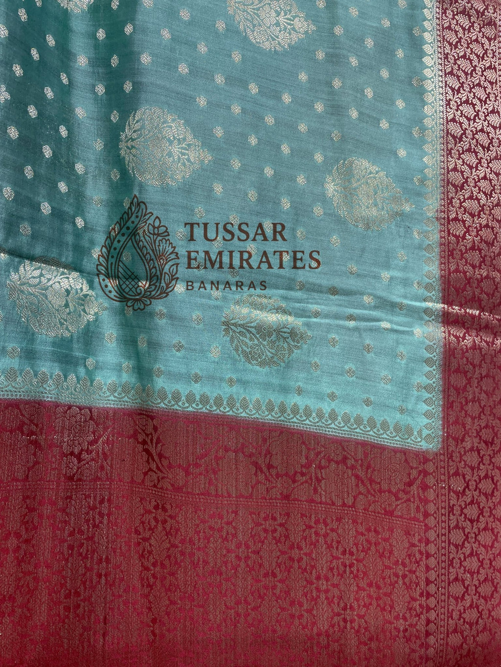 Pure Chiniya Silk Banarasi Saree - Tussar Emirates