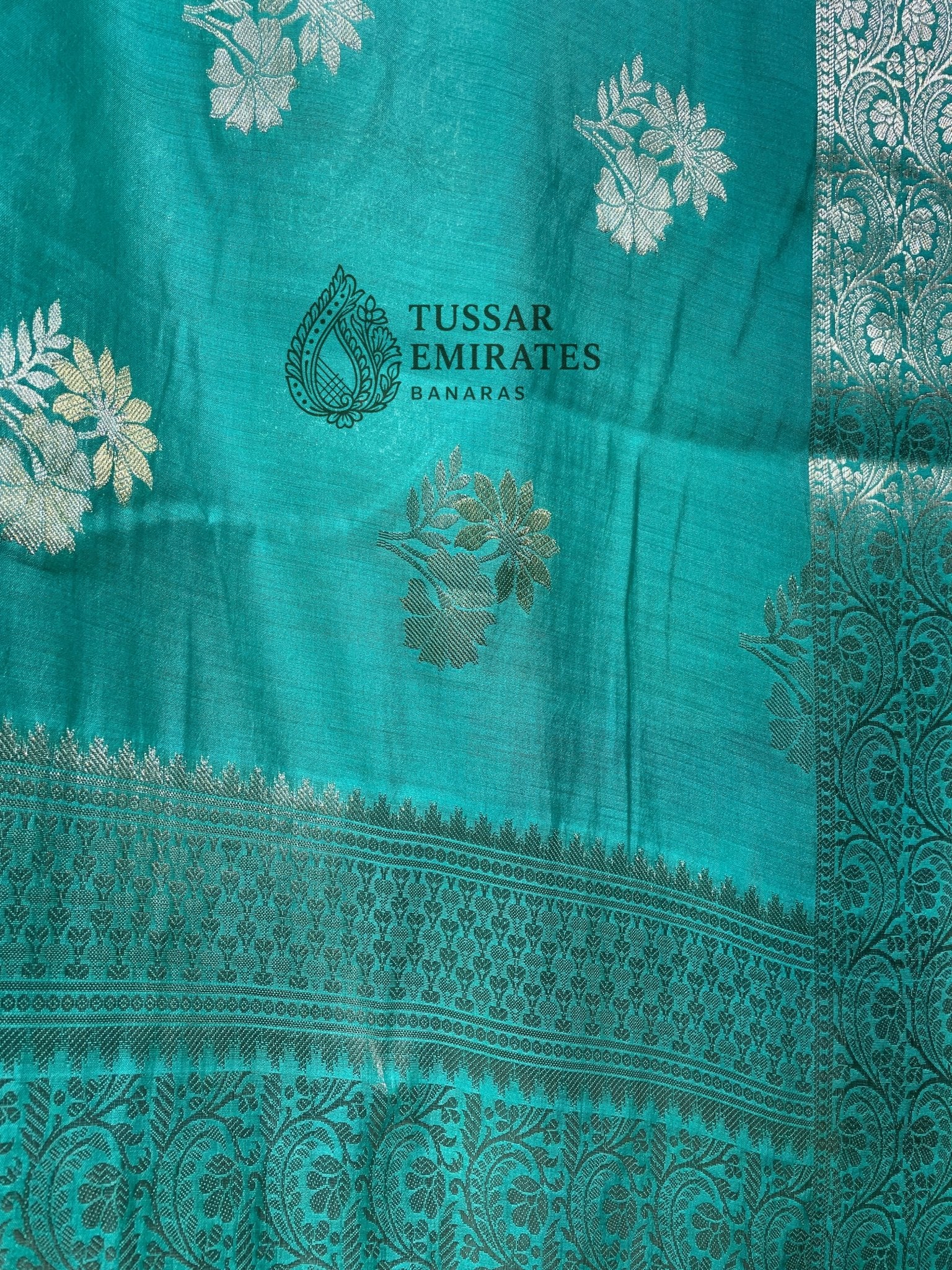 Pure Chiniya Silk Banarasi Saree - Tussar Emirates