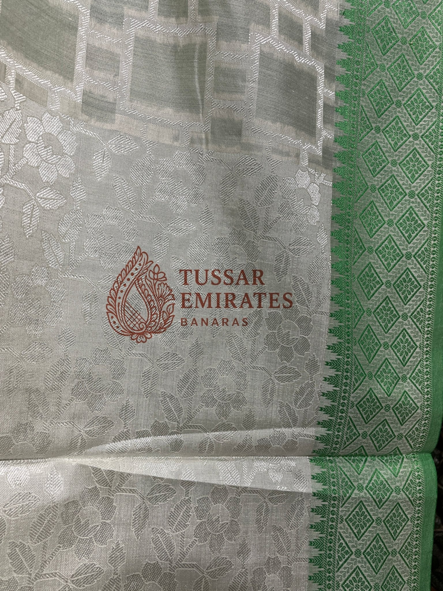 Pure Chiniya Silk Banarasi Saree - Tussar Emirates