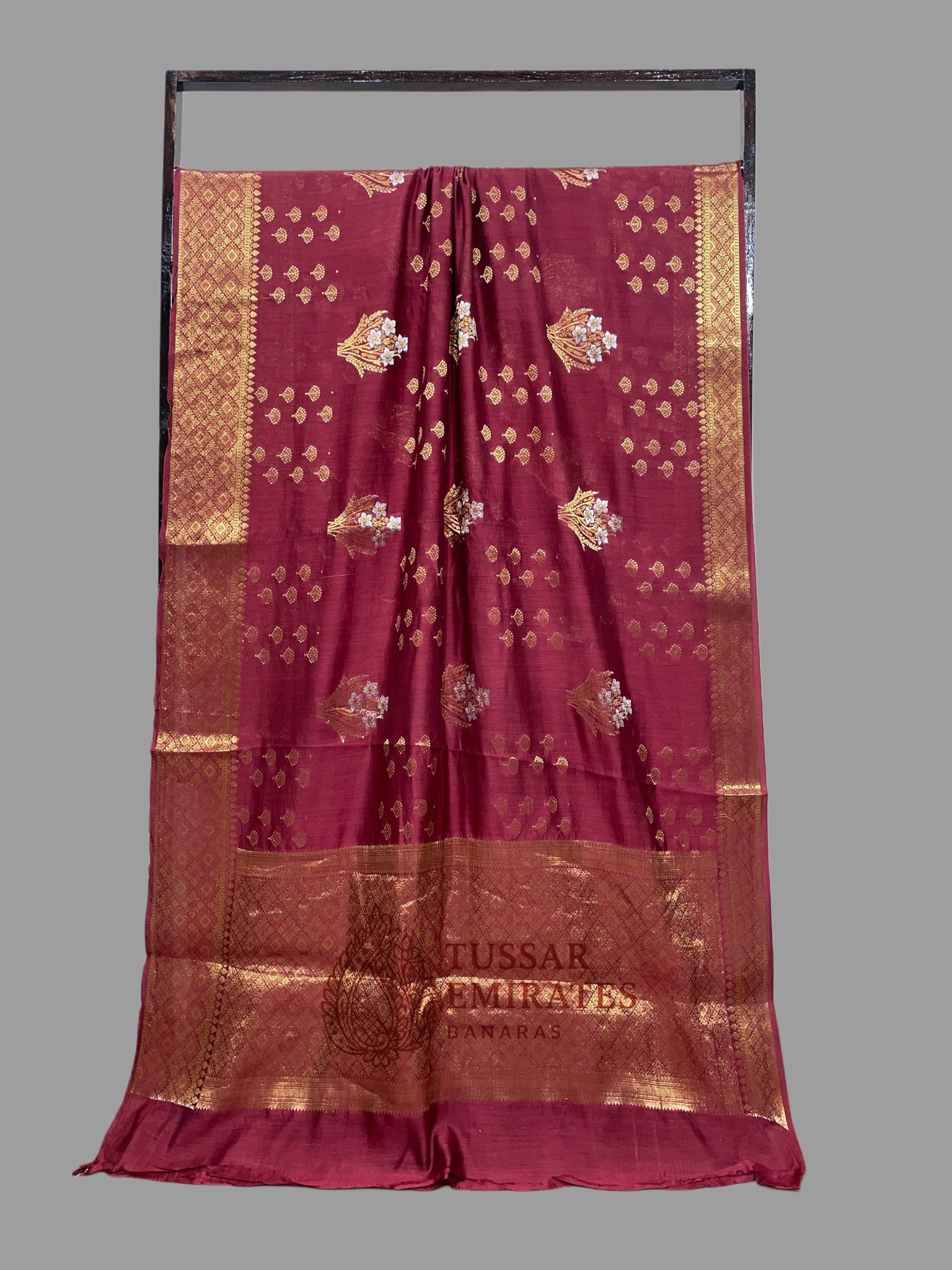 Pure Chiniya Silk Banarasi Saree - Tussar Emirates
