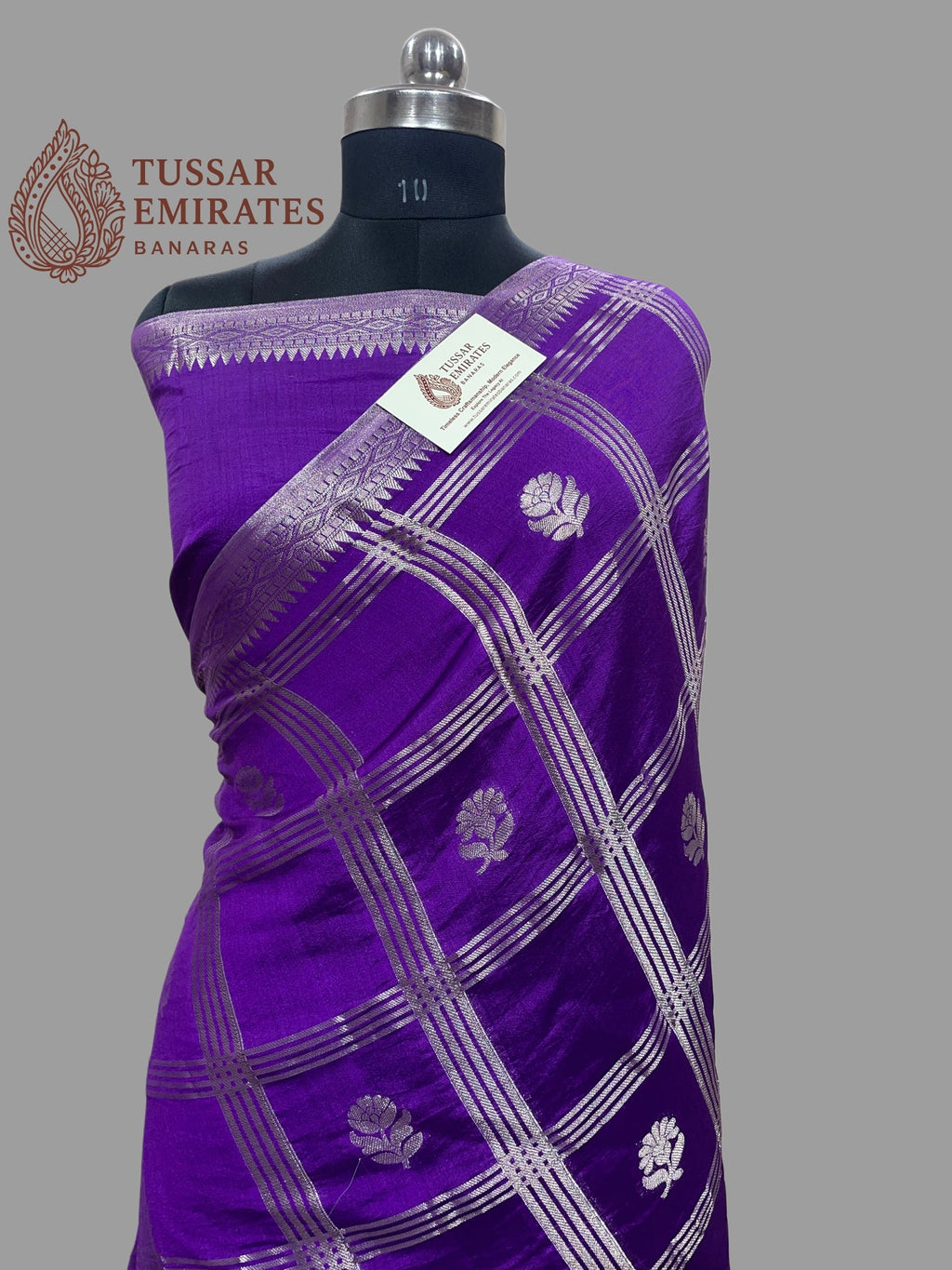 Pure Chiniya Silk Banarasi Saree - Tussar Emirates