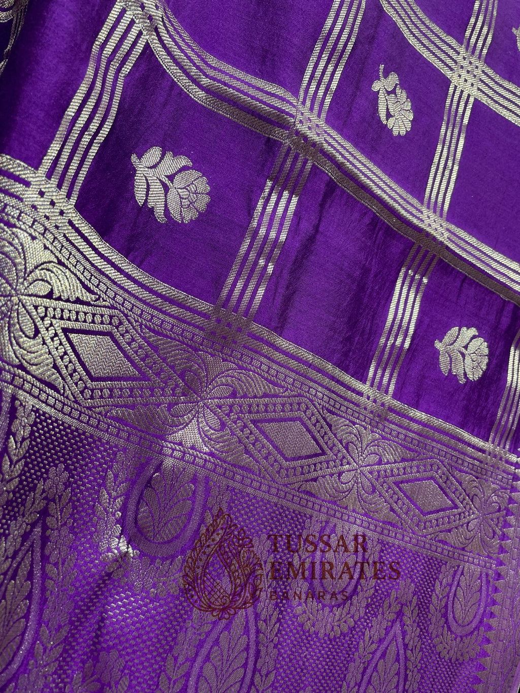 Pure Chiniya Silk Banarasi Saree - Tussar Emirates