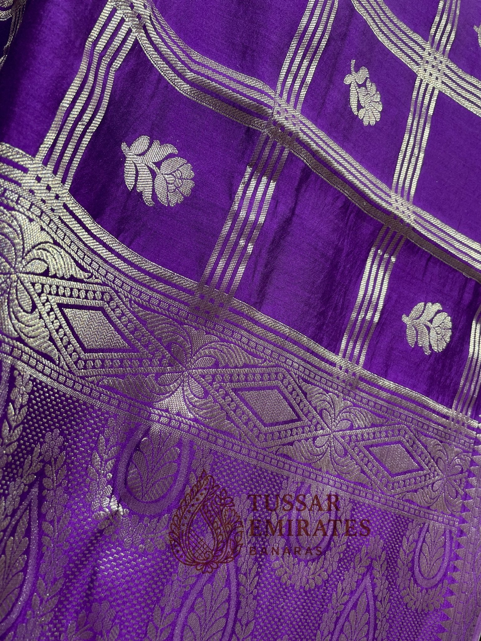 Pure Chiniya Silk Banarasi Saree - Tussar Emirates