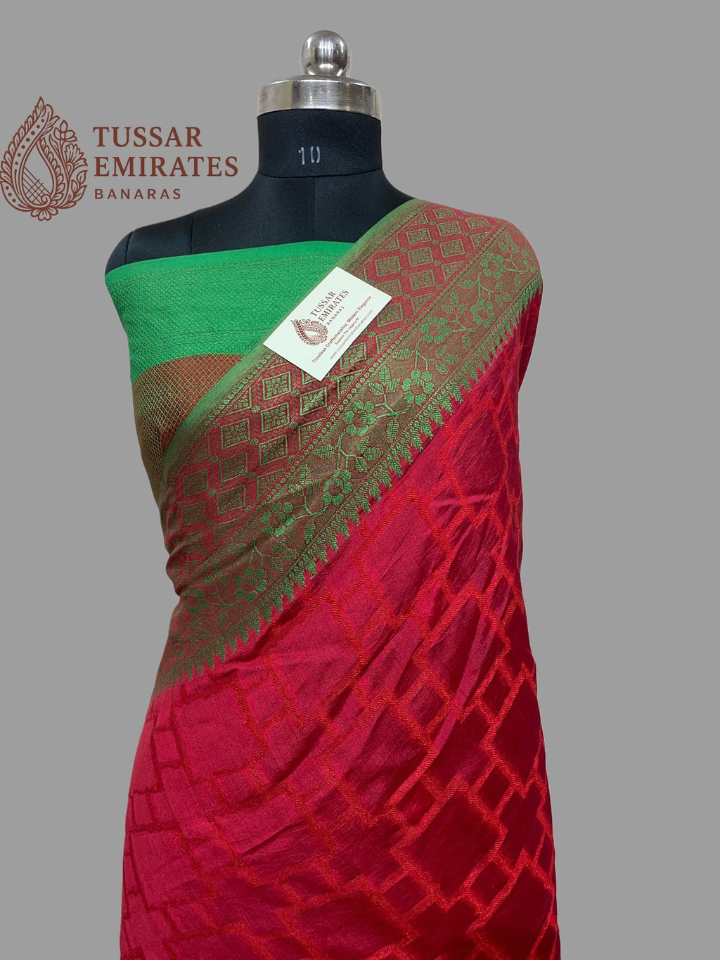 Pure Chiniya Silk Banarasi Saree - Tussar Emirates