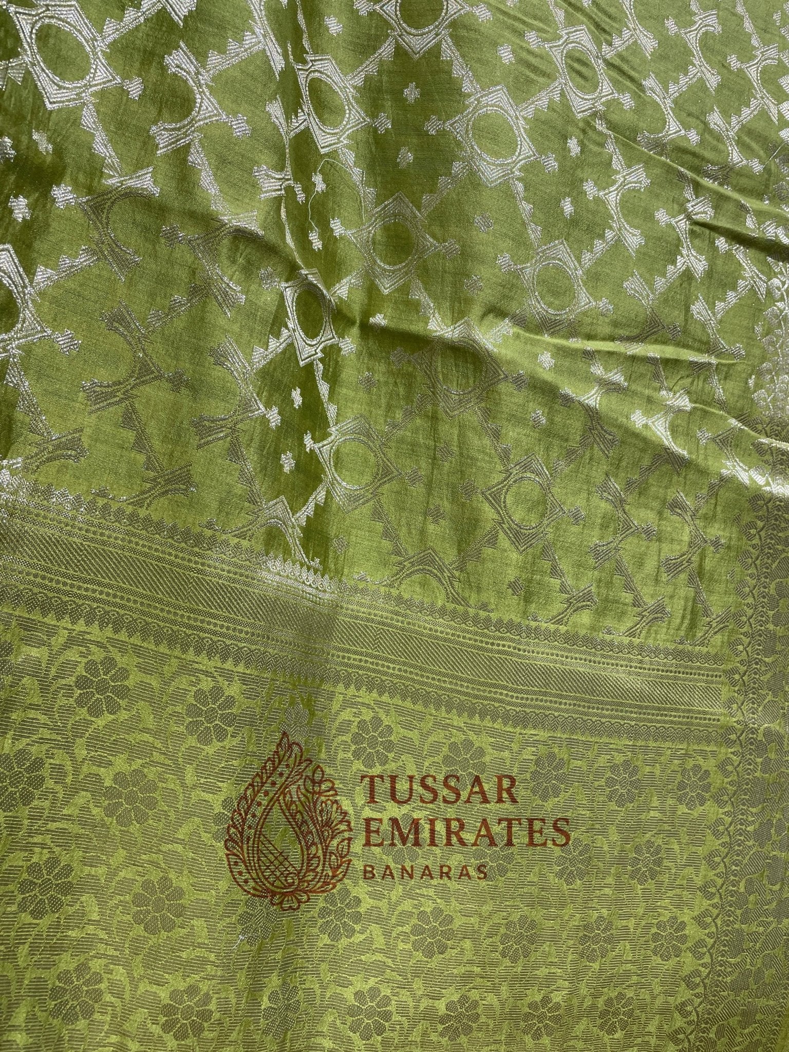 Pure Chiniya Silk Banarasi Saree - Tussar Emirates