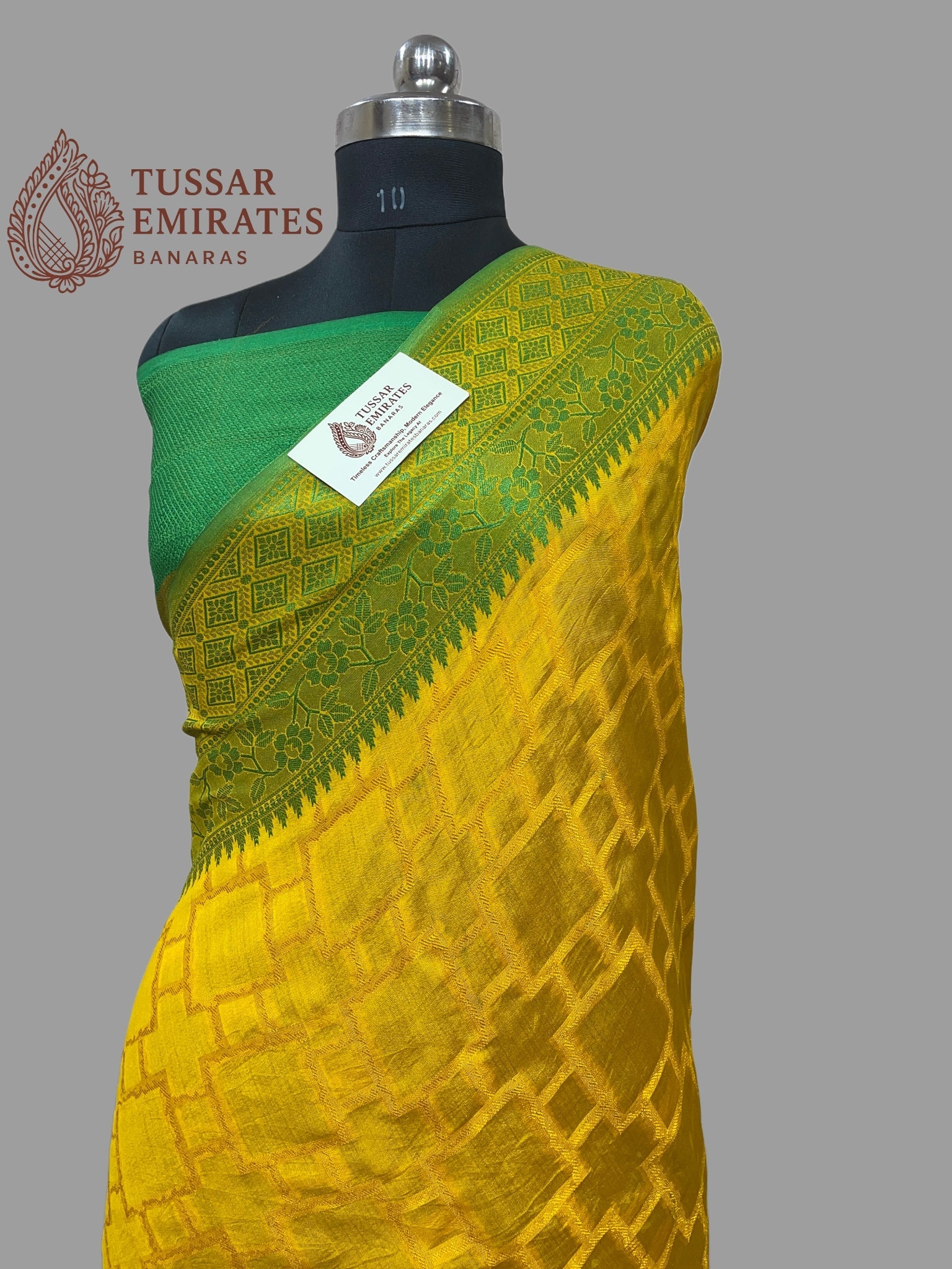 Pure Chiniya Silk Banarasi Saree - Tussar Emirates