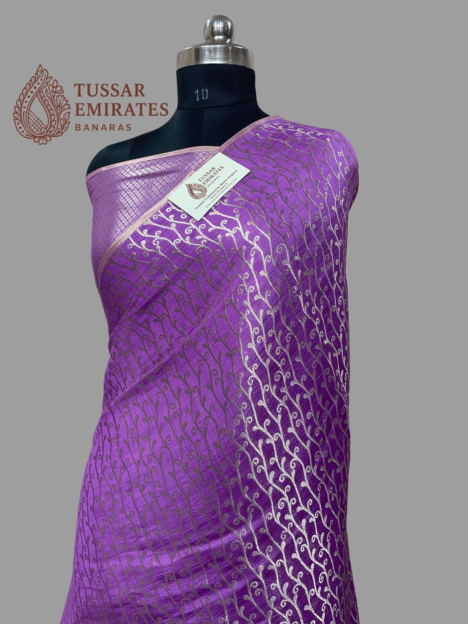Pure Chiniya Silk Banarasi Saree - Tussar Emirates