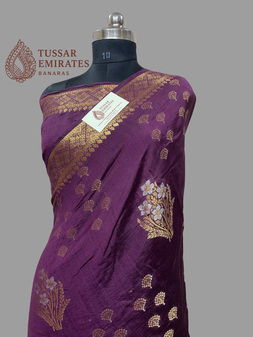 Pure Chiniya Silk Banarasi Saree - Tussar Emirates