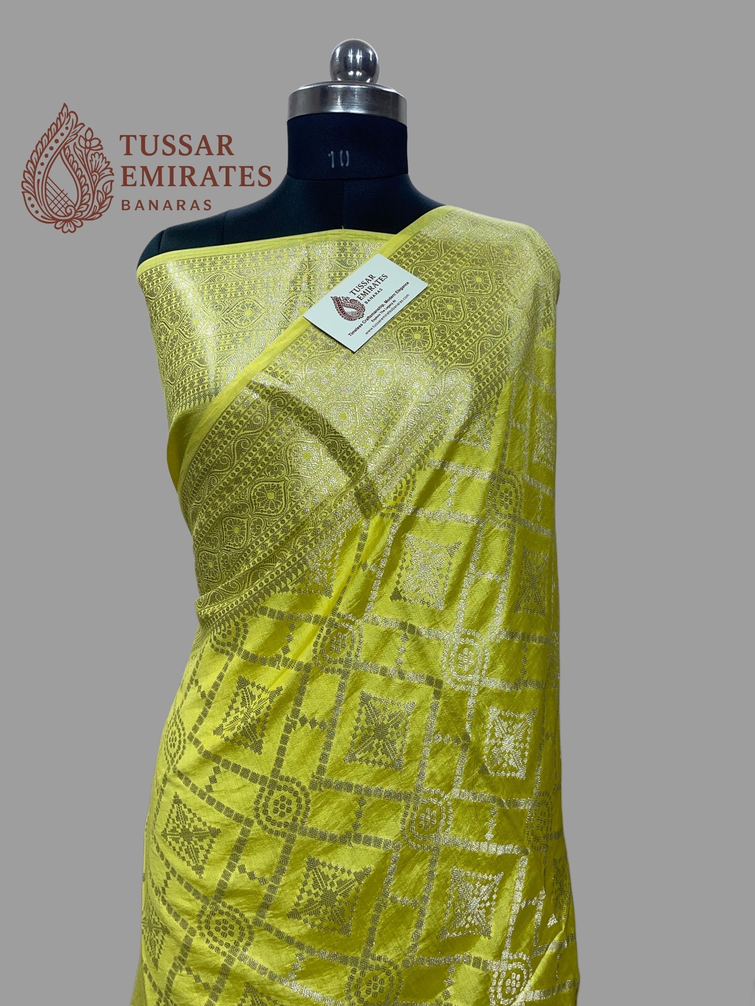 Pure Chiniya Silk Banarasi Saree - Tussar Emirates