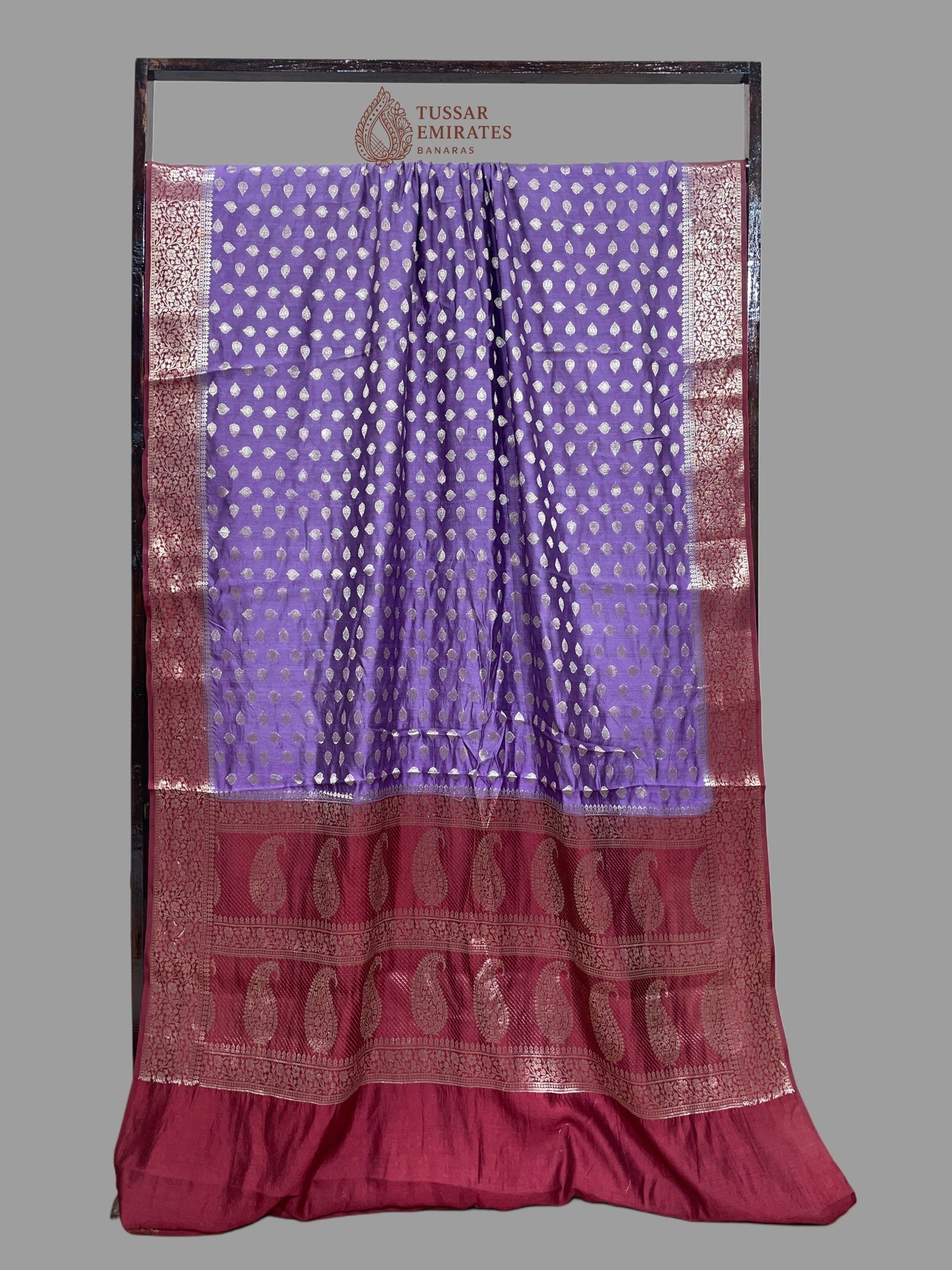 Pure Chiniya Silk Banarasi Saree - Tussar Emirates