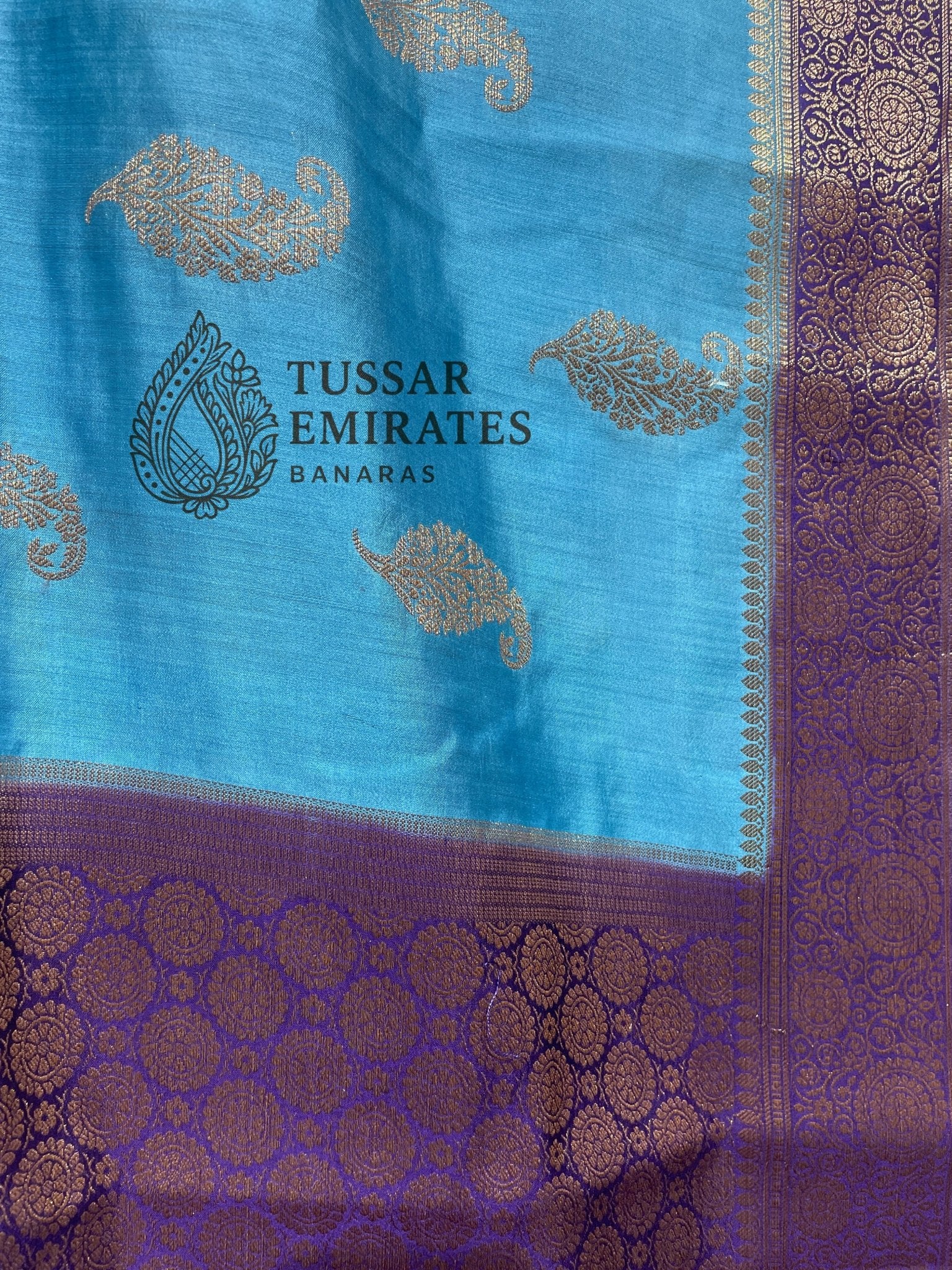 Pure Chiniya Silk Banarasi Saree - Tussar Emirates