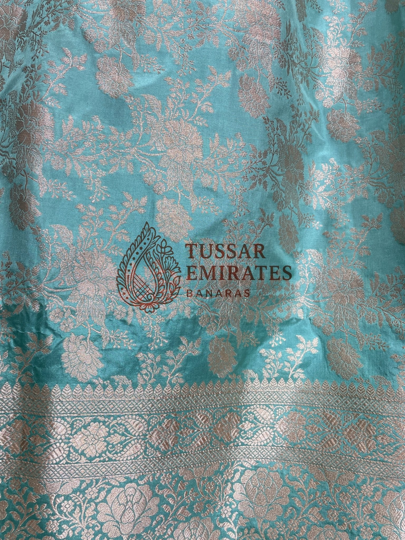 Pure Katan Silk Handloom Banarasi Saree - With Meenakari - Tussar Emirates