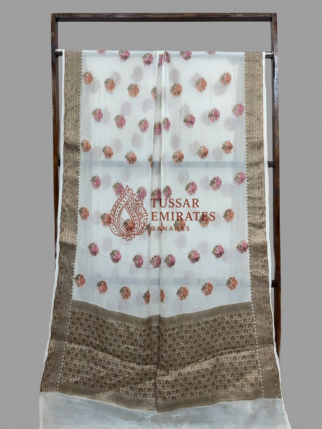 Pure Khaddi Chiffon Banarasi Saree - Tussar Emirates