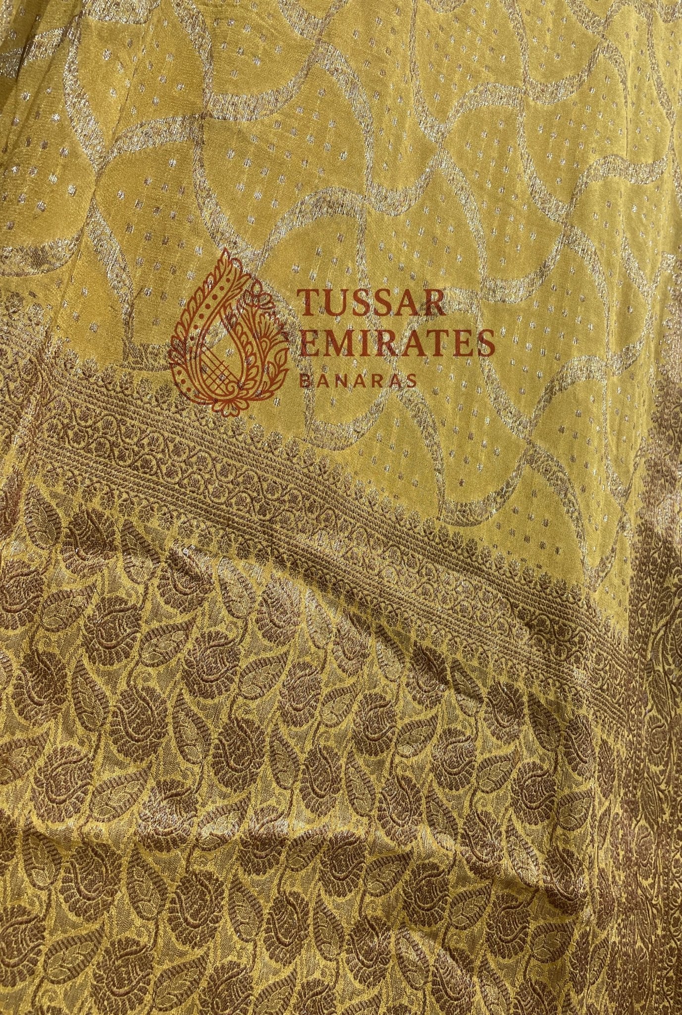 Pure Khaddi Chiffon Banarasi Saree - Tussar Emirates