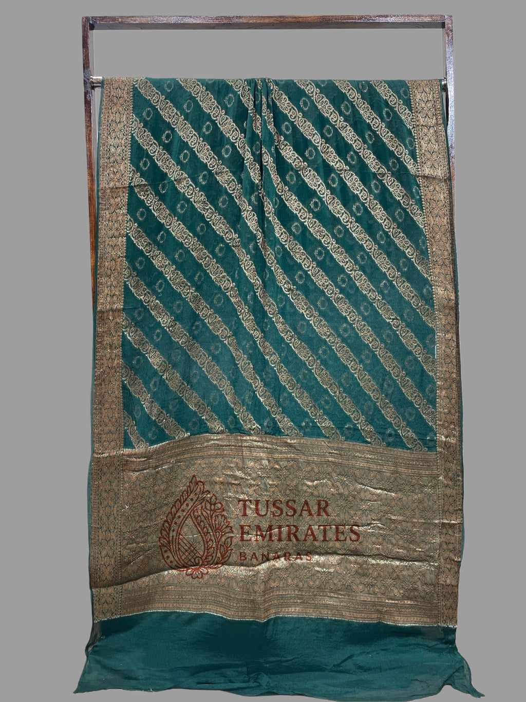 Pure Khaddi Chiffon Banarasi Saree - Tussar Emirates