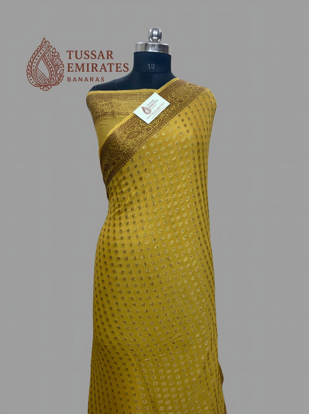 Pure Khaddi Chiffon Banarasi Saree - Tussar Emirates