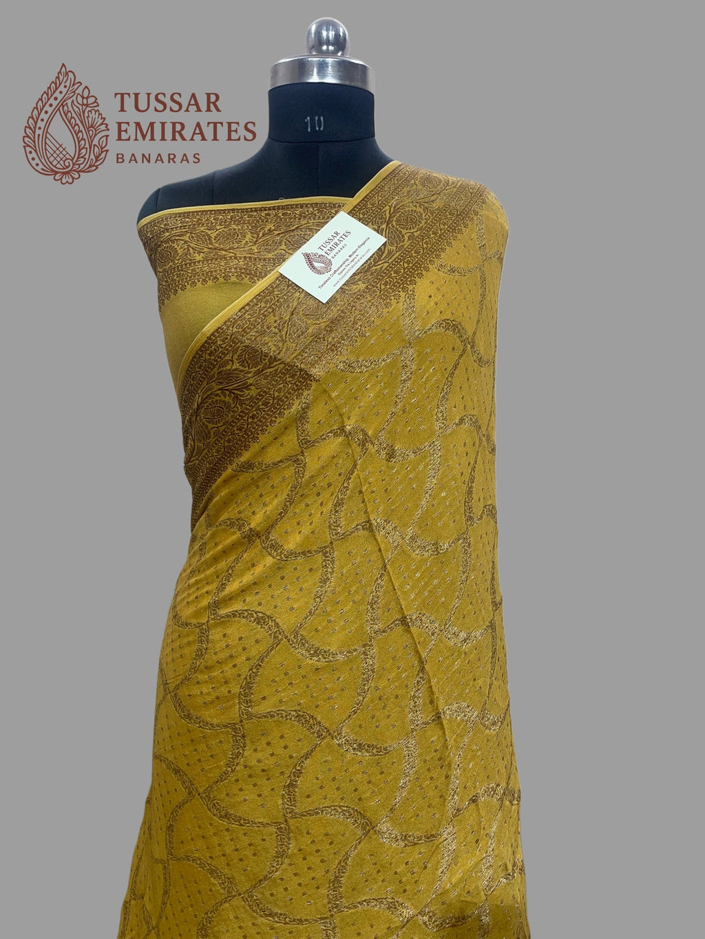 Pure Khaddi Chiffon Banarasi Saree - Tussar Emirates