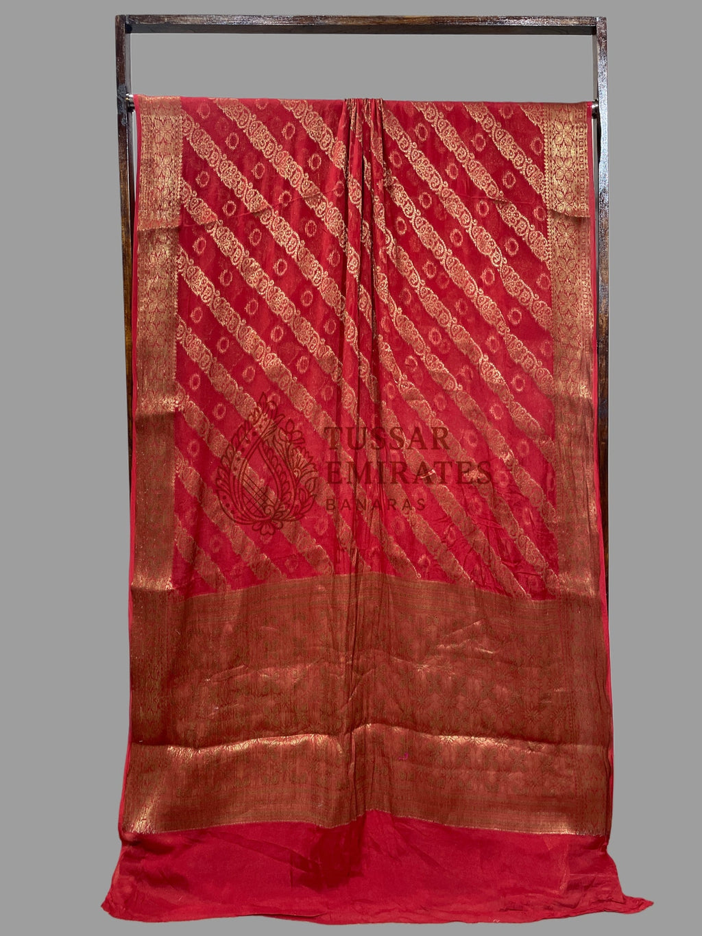 Pure Khaddi Chiffon Banarasi Saree - Tussar Emirates