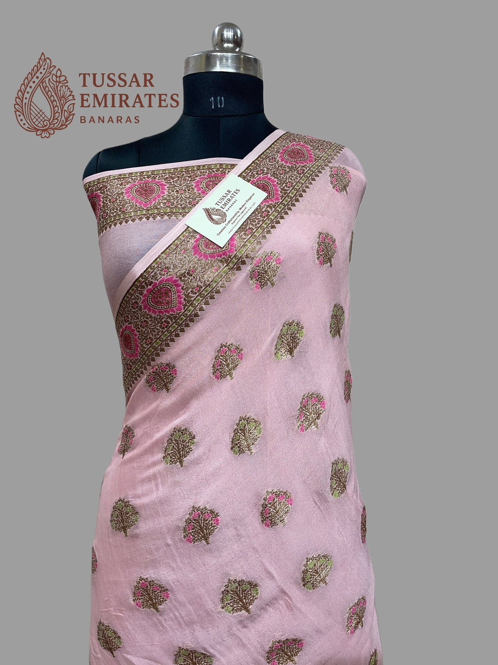 Pure Khaddi Chiffon Banarasi Saree - Tussar Emirates