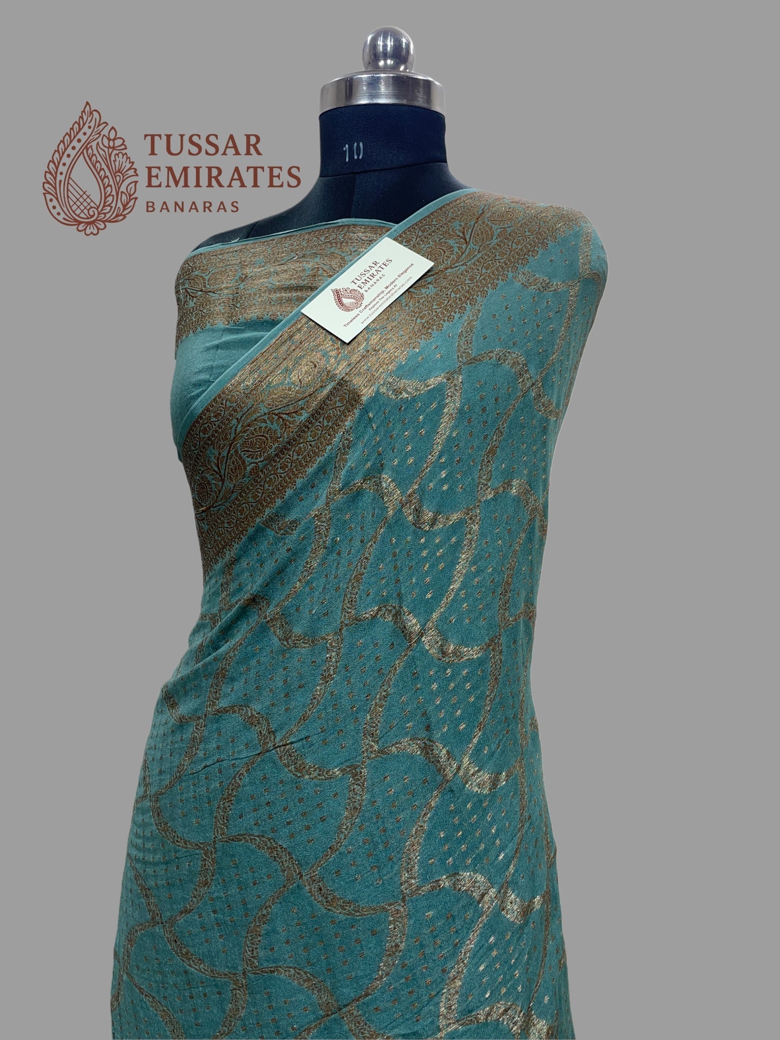 Pure Khaddi Chiffon Banarasi Saree - Tussar Emirates