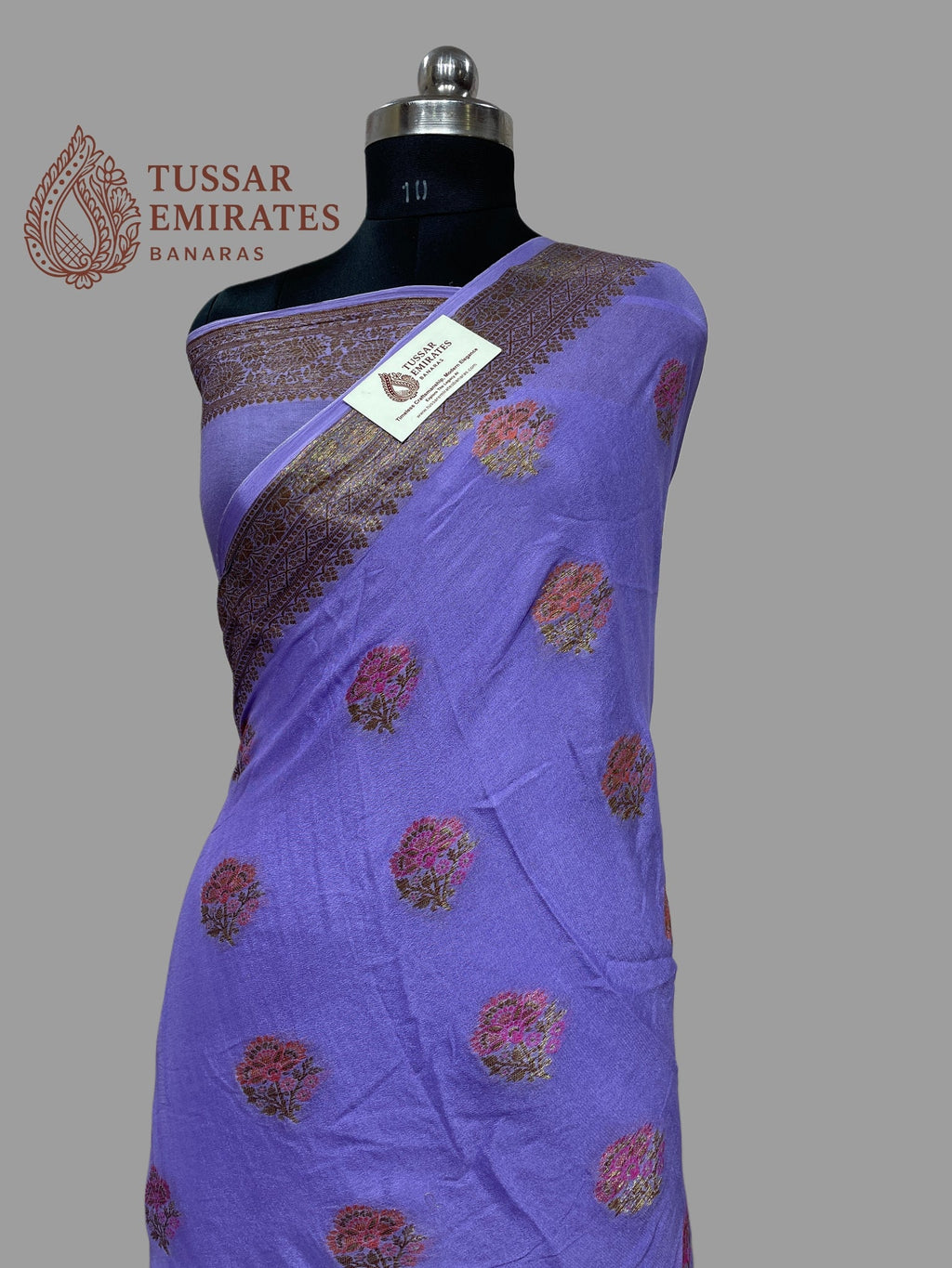 Pure Khaddi Chiffon Banarasi Saree - Tussar Emirates