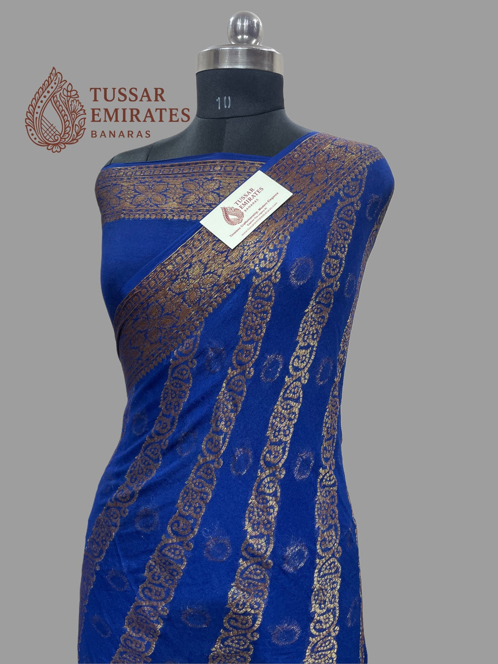 Pure Khaddi Chiffon Banarasi Saree - Tussar Emirates