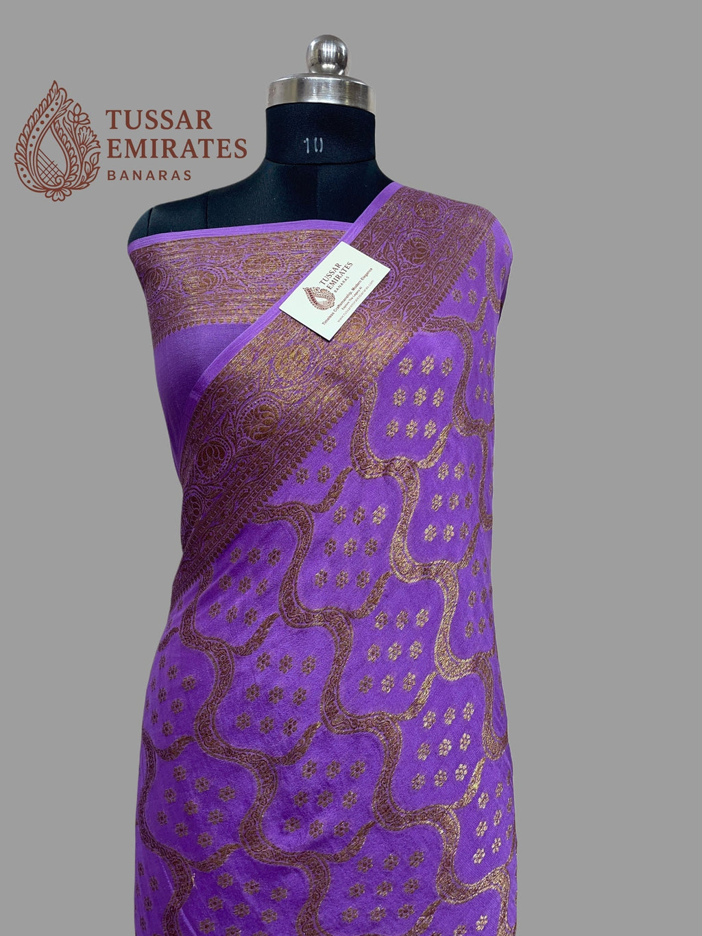Pure Khaddi Chiffon Banarasi Saree - Tussar Emirates