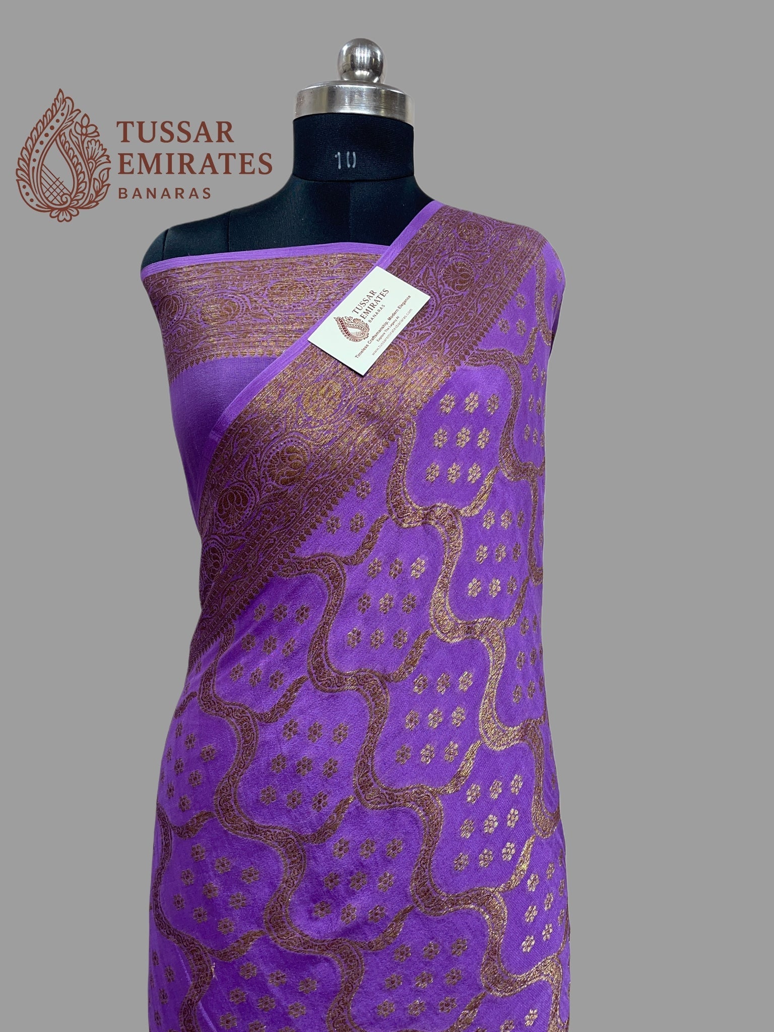 Pure Khaddi Chiffon Banarasi Saree - Tussar Emirates