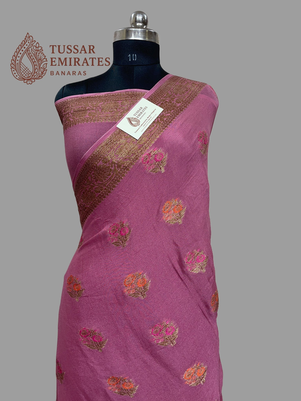 Pure Khaddi Chiffon Banarasi Saree - Tussar Emirates