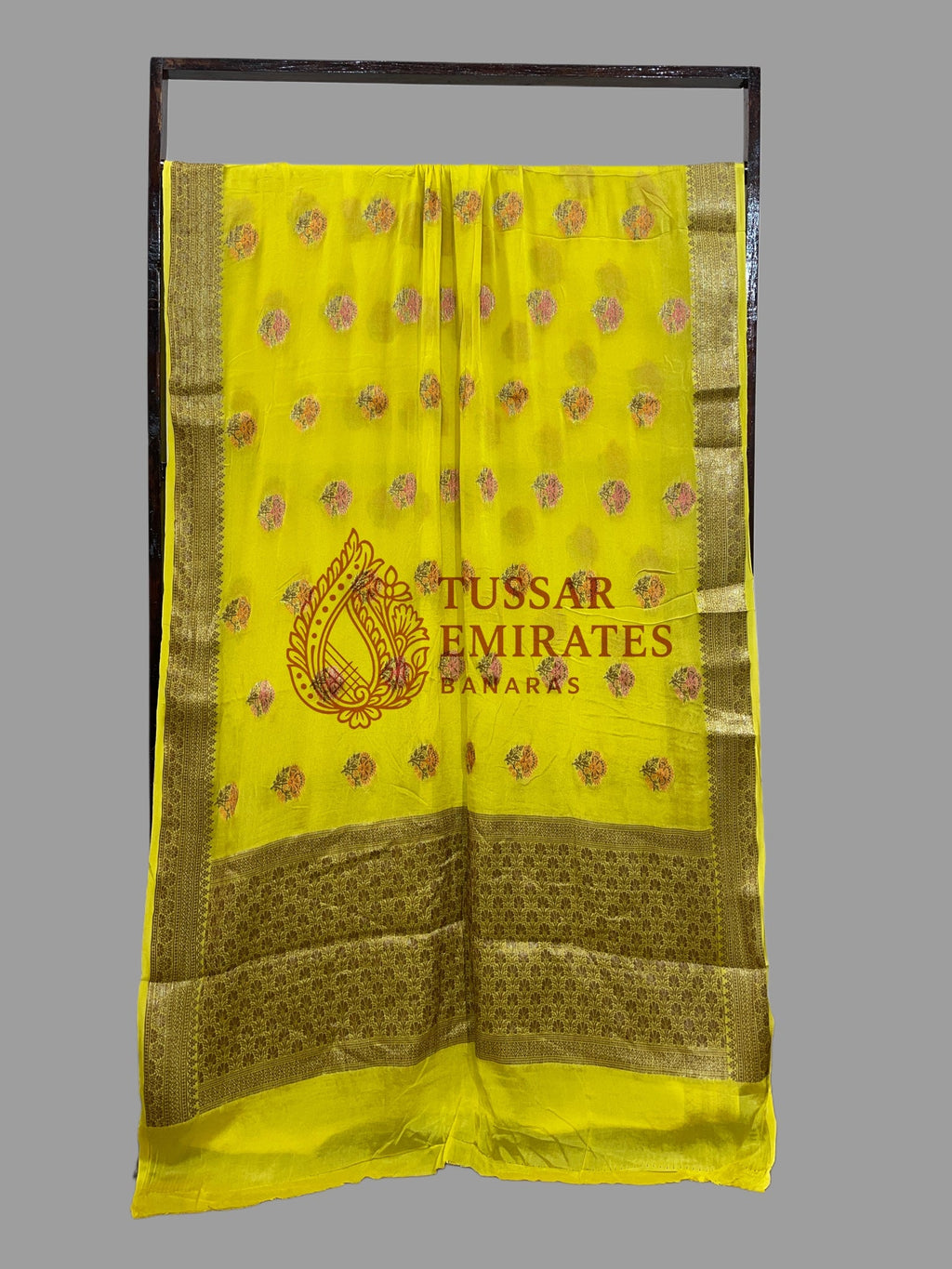 Pure Khaddi Chiffon Banarasi Saree - Tussar Emirates