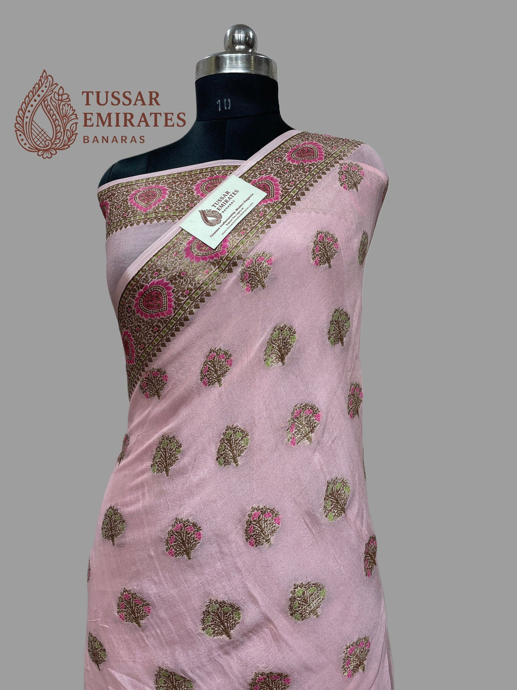Pure Khaddi Chiffon Banarasi Saree - Tussar Emirates