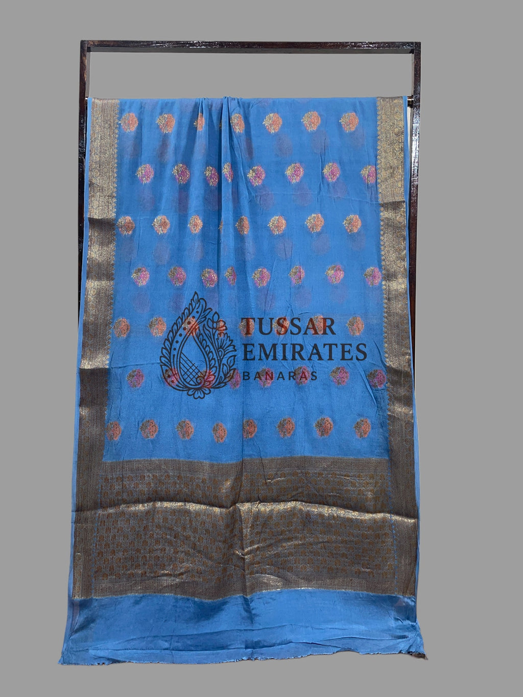 Pure Khaddi Chiffon Banarasi Saree - Tussar Emirates